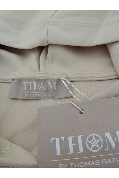 THOM By Thomas Rath Dámská béžová mikina s kapucí přes hlavu Vel. DE 44 | THOM By Thomas Rath | obrázek 4