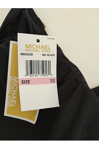 MICHAEL KORS Černé jednodílné plavky se zlatými kroužky | MICHAEL KORS | obrázek 7