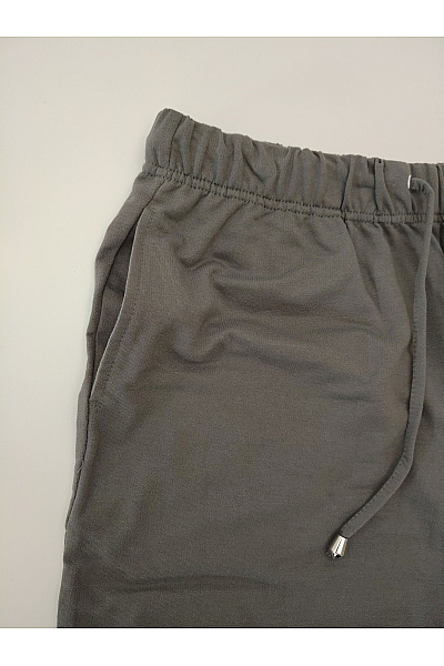 Černé dámské tepláky s pružným pasem na zavazování Vel. IT 48 | Unimoda | obrázek 4