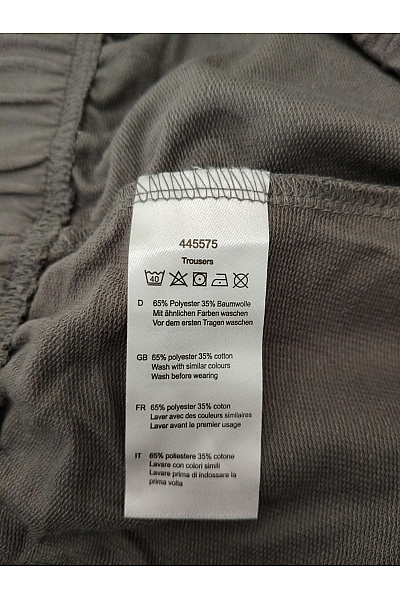 Černé dámské tepláky s pružným pasem na zavazování Vel. IT 48 | Unimoda | obrázek 5