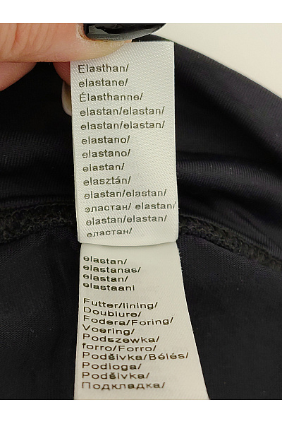 JETTE Černé spodní díl plavek s vysokým pasem Velikost EU 40 | JETTE | obrázek 9