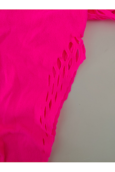 Dámské růžové síťované tanga | Unimoda | obrázek 2