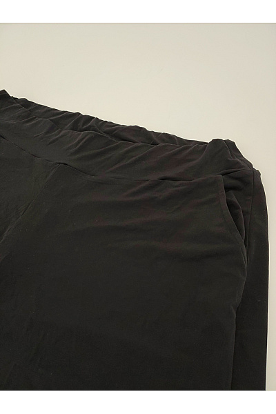 COUTURE LINE Černé široké kalhoty s kapsami Vel. DE 48 | COUTURE LINE | obrázek 3