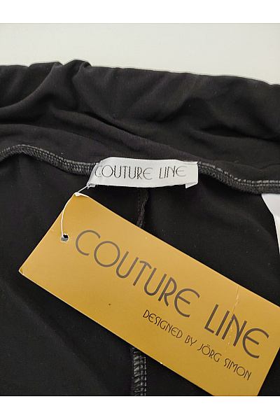 COUTURE LINE Černé široké kalhoty s kapsami Vel. DE 48 | COUTURE LINE | obrázek 4