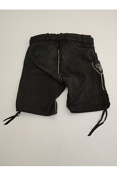 Pánské kožené kraťasy s páskem vintage Vel. DE 48 | Unimoda | obrázek 5
