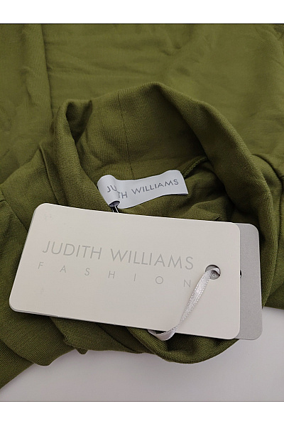 Judith Williams Dámské khaki tričko s dlouhým rukávem a stojáčkem Vel. DE 44 | Judith Williams | obrázek 4
