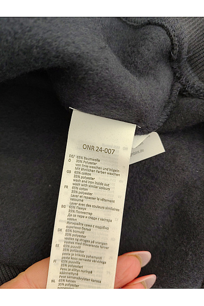 Pánská černá bavlněná mikina s kapucí a klokaní kapsou | Unimoda | obrázek 5