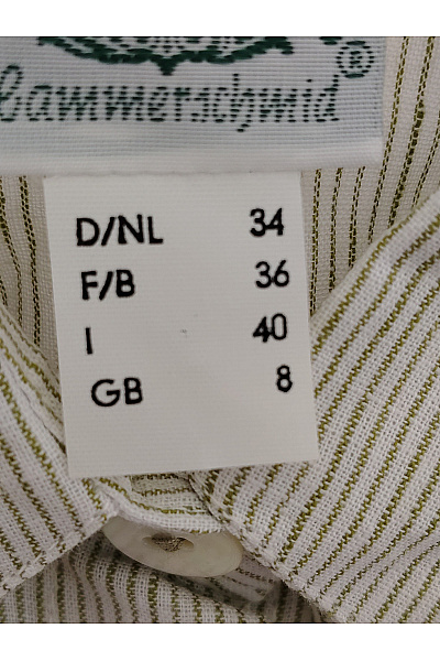 Hammerschmid Khaki lněné košilové midi šaty s kapsami Velikost 34 | Hammerschmid | obrázek 5