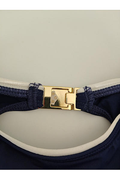 Ralph Lauren Modré jednodílné plavky za krk námořnické Vel. EU 30 | Ralph Lauren | obrázek 4