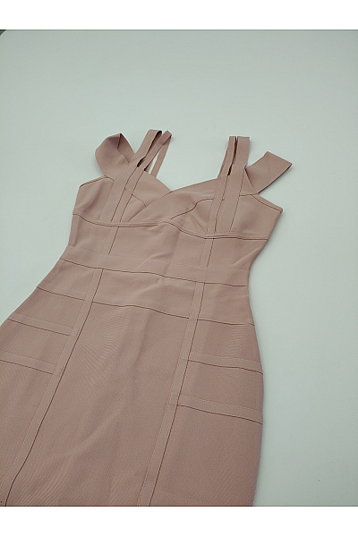 Coast Béžové pouzdrové šaty na ramínka sexy bodycon Velikost DE 38 | Coast | obrázek 2