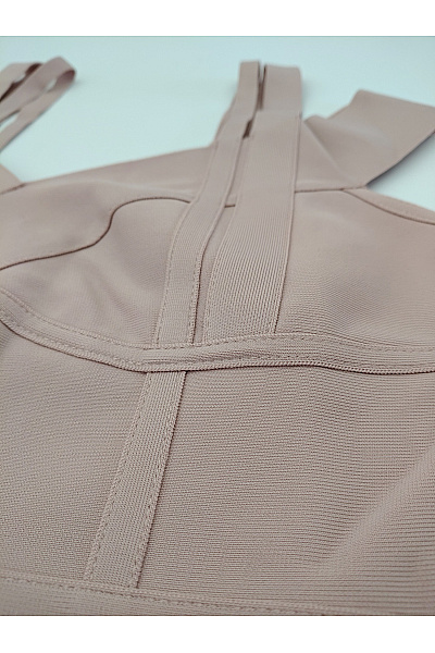 Coast Béžové pouzdrové šaty na ramínka sexy bodycon Velikost DE 38 | Coast | obrázek 3