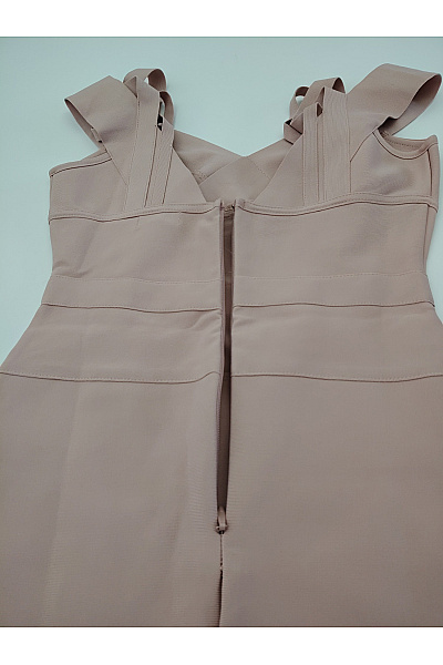 Coast Béžové pouzdrové šaty na ramínka sexy bodycon Velikost DE 38 | Coast | obrázek 7