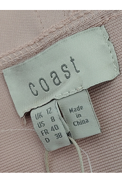 Coast Béžové pouzdrové šaty na ramínka sexy bodycon Velikost DE 38 | Coast | obrázek 9