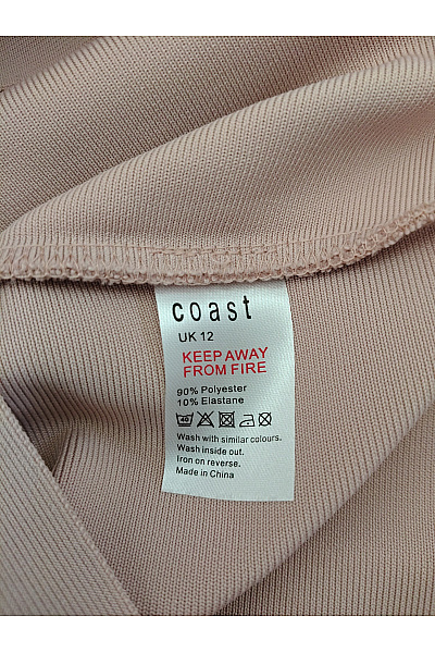 Coast Béžové pouzdrové šaty na ramínka sexy bodycon Velikost DE 38 | Coast | obrázek 10