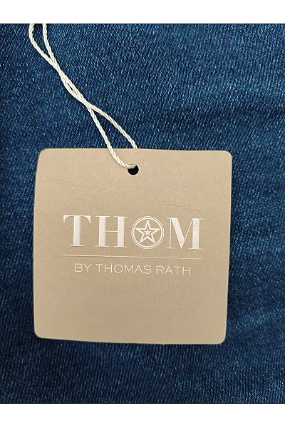 THOM By Thomas Rath Pánské modré bavlněné džíny rovné klasické Vel. DE 56 | THOM By Thomas Rath | obrázek 3