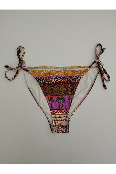 Next Barevné Vzorované Bikini Spodní Díl Plavek Na Zavazování Velikost UK 12