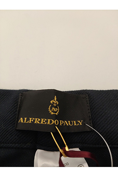 Alfredo Pauly Černé elegantní kalhoty s vysokým pasem a knoflíky Velikost DE 40 | Alfredo Pauly | obrázek 5