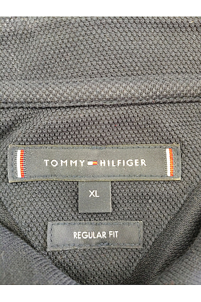 TOMMY HILFIGER Pánské bavlněné polo tričko s krátkým rukávem černé Vel. US XL | TOMMY HILFIGER | obrázek 7