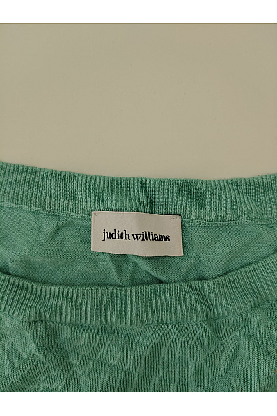 Judith Williams Zelený dámský pulovr s nabíranými rukávy a knoflíky Velikost IT 42 | Judith Williams | obrázek 7
