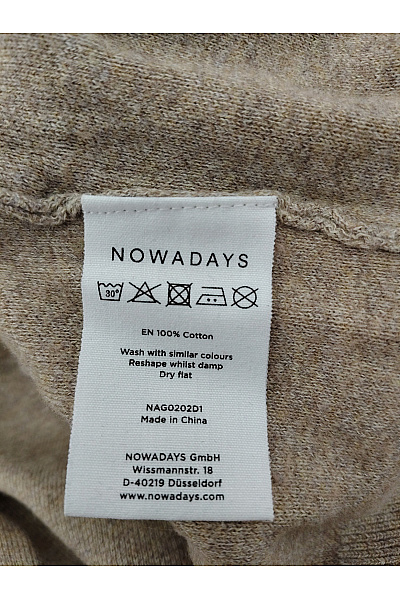 NOWADAYS Béžový pletený pulovr basic Velikost S | NOWADAYS | obrázek 8