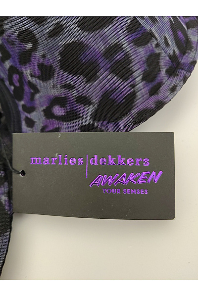 Marlies Dekkers Fialová leopardí kosticová podprsenka s překříženými zády Vel. EU 85C | Marlies Dekkers | obrázek 7