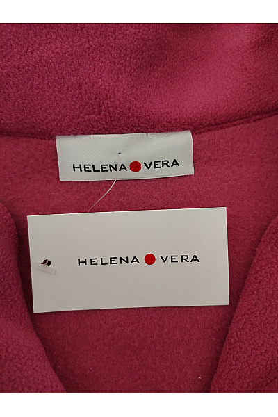 HELENA VERA Dámská růžová mikina se zipem u krku a kamínky Vel. DE 44 | HELENA VERA | obrázek 5