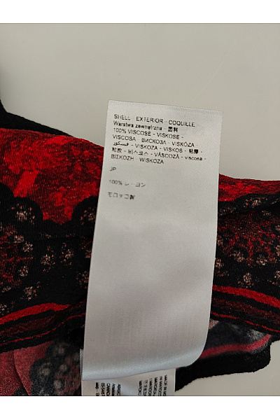 DESIGUAL Černá dámská halenka s krátkým rukávem a etno vzorem Velikost XL | DESIGUAL | obrázek 5