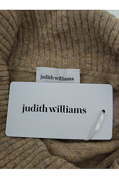 Judith Williams Béžový pletený pulovr se stojáčkem a knoflíky Velikost EU 38 | Judith Williams | obrázek 5