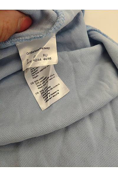 Lavelle Modré bavlněné letní šaty s kapsami Vel. DE 36/38 | Lavelle | obrázek 6