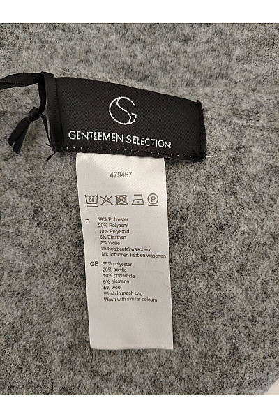 GENTLEMEN SELECTION Šedá pletená šála | GENTLEMEN SELECTION | obrázek 3