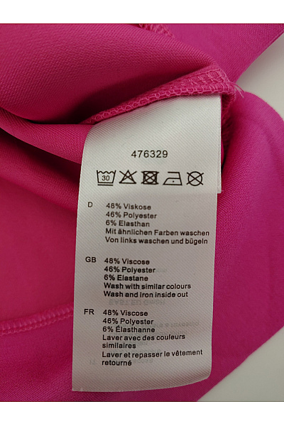 Jana Ina Dámská růžová mikina s krátkým rukávem a kapucí oversized Velikost DE 48 | Jana Ina | obrázek 2
