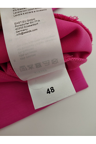 Jana Ina Dámská růžová mikina s krátkým rukávem a kapucí oversized Velikost DE 48 | Jana Ina | obrázek 8