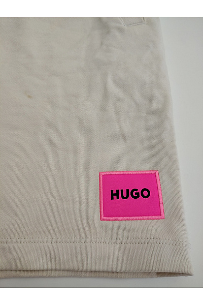 Hugo Boss Béžové bavlněné teplákové kraťasy s kapsami Velikost L | Hugo Boss | obrázek 2