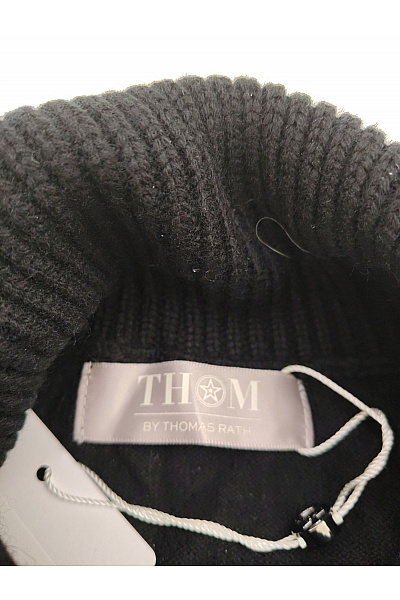 THOM By Thomas Rath Černý dámský kašmírový rolák oversized Velikost DE 42 | THOM By Thomas Rath | obrázek 4