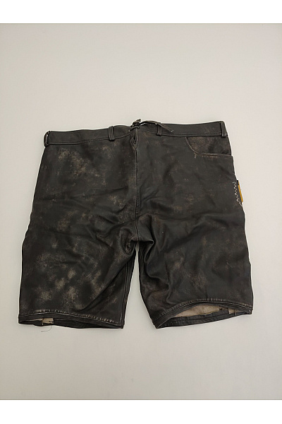 everlane Pánské kožené kraťasy vintage lovecké krátké Vel. EU 56 | everlane | obrázek 6