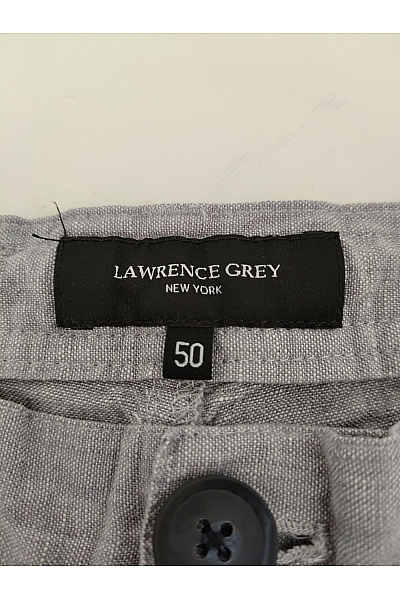 LAWRENCE GREY Šedé lněné kraťasy chino Vel. EU 50 | LAWRENCE GREY | obrázek 6