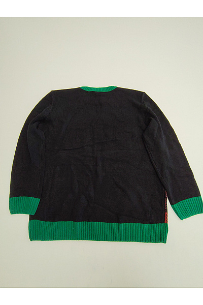 URBAN CLASSICS Černý vánoční pulovr s motivem Santa Clause Velikost 4XL | URBAN CLASSICS | obrázek 10