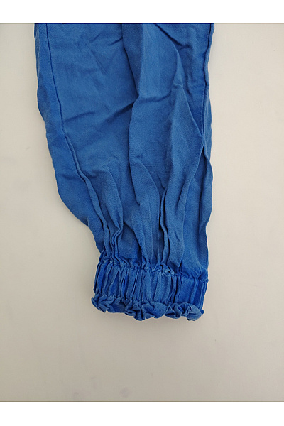 lemon beret Modré volné chlapecké kalhoty Velikost 110 | lemon beret | obrázek 3