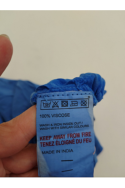 lemon beret Modré volné chlapecké kalhoty Velikost 110 | lemon beret | obrázek 6
