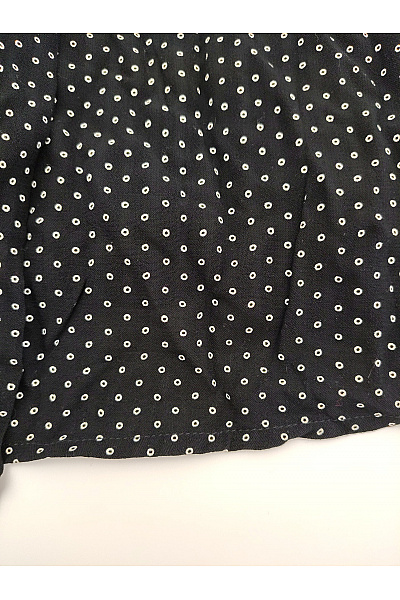 Scotch & Soda Černobílé puntíkované midi zavinovací šaty s páskem Vel. EU 36 | Scotch & Soda | obrázek 2