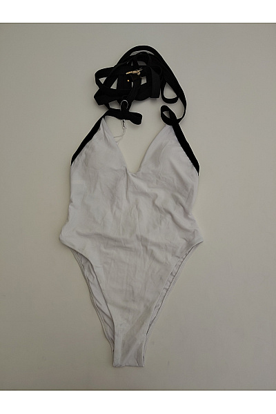 Mermaid Swimwear Dámské Jednodílné Plavky Za Krk Na Zavazování Vel. S