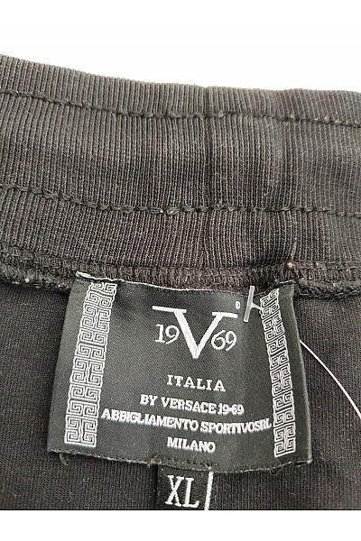 VERSACE Pánské černé bavlněné teplákové kraťasy volnočasové Velikost XL | VERSACE | obrázek 5