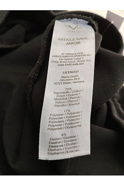 VERSACE Pánské černé bavlněné teplákové kraťasy volnočasové Velikost XL | VERSACE | obrázek 7