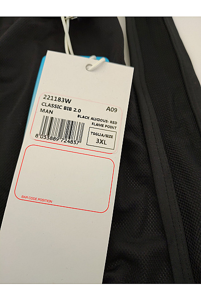 Pánské cyklistické kraťasy s laclem a potiskem černé Vel. 3XL | Unimoda | obrázek 5