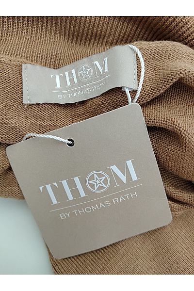 THOM By Thomas Rath Dámský hnědý pletený rolák basic Vel. 44 | THOM By Thomas Rath | obrázek 6