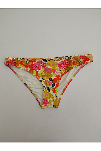 Rip Curl Barevné Květinové Spodní Díl Plavek Retro Bikini Vel. S