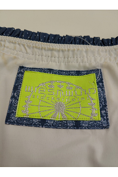 Wrangler Modré bavlněné šaty dirndl s páskem Velikost XS | Wrangler | obrázek 6