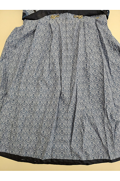 Wrangler Modré bavlněné šaty dirndl s páskem Velikost XS | Wrangler | obrázek 7