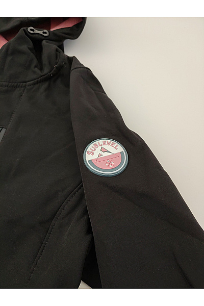 Sublevel Černá dámská softshellová bunda s kapucí se zipem Velikost MEDIUM | Sublevel | obrázek 4