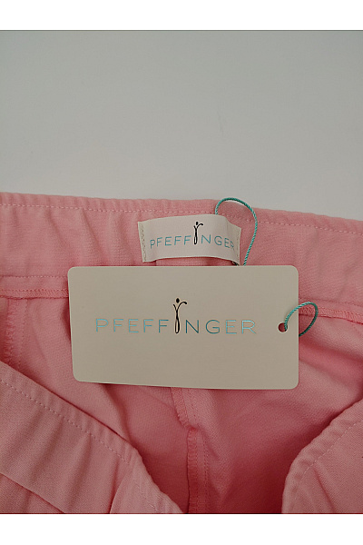 PFEFFINGER Růžové volnočasové kalhoty s kapsami a pružným pasem Vel. DE 42 | PFEFFINGER | obrázek 6